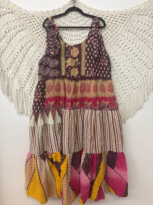 Kantha Sari Celeste Maxi L0926 002