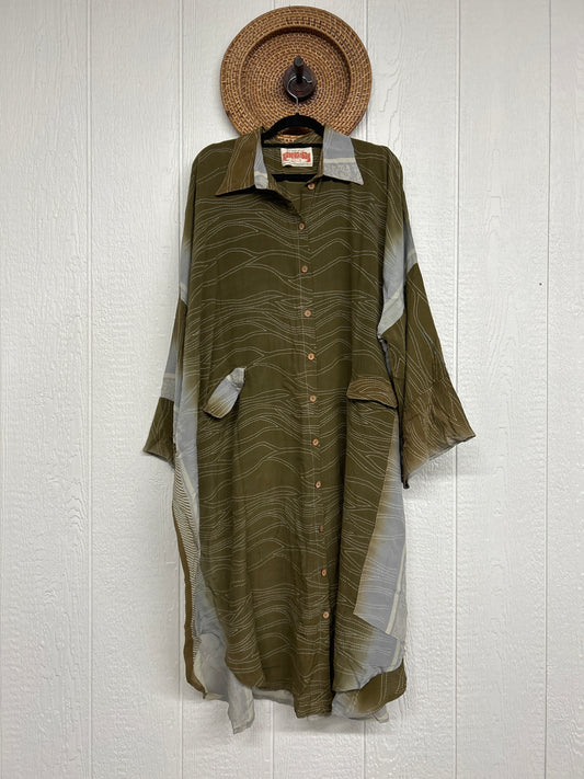 Crepe Sari Free To Be Longsleeve Maxi 1225 165