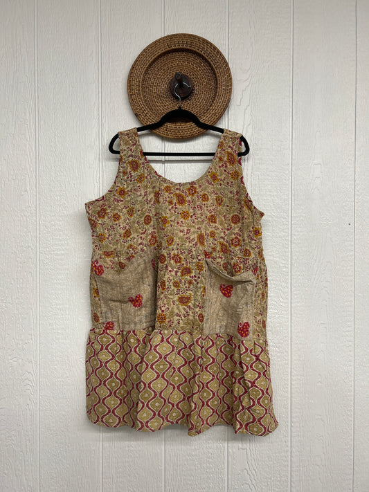 Kantha Meadow Mini Dress 0625 100