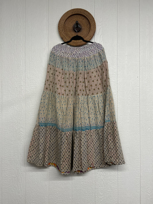 Pareo Kantha Lotus Maxi Skirt 0826 008