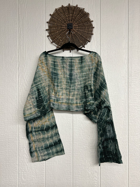Pareo Kantha Abundance Crop Top 1026 023