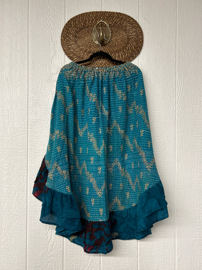 Pareo Kantha Wild Rose Skirt 0426 240