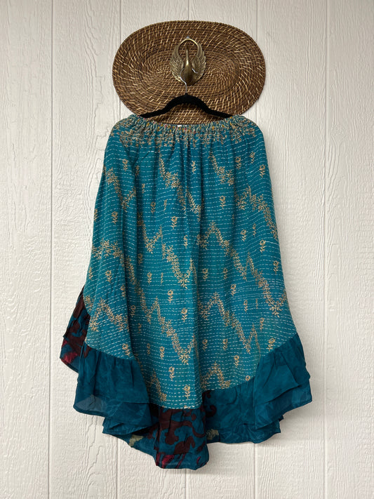 Pareo Kantha Wild Rose Skirt 0426 240