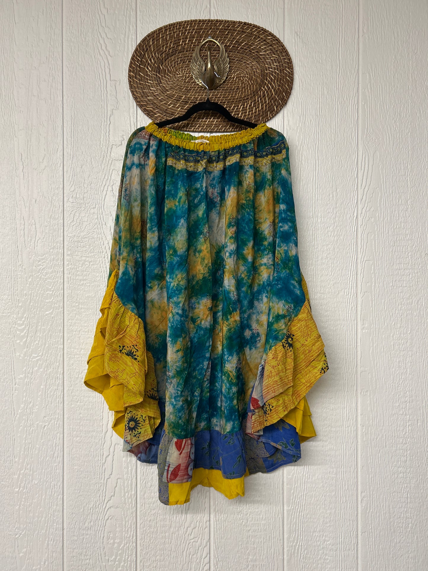 Crepe Wild Rose Skirt 1025 209