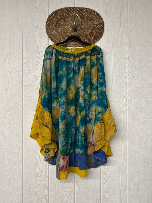 Crepe Wild Rose Skirt 1025 209