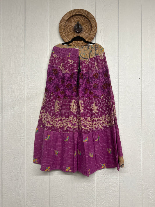 Pareo Kantha Lotus Maxi Skirt 0826 006
