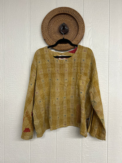 Pareo Kantha Wanderer Pocket Crop Top 0226 032