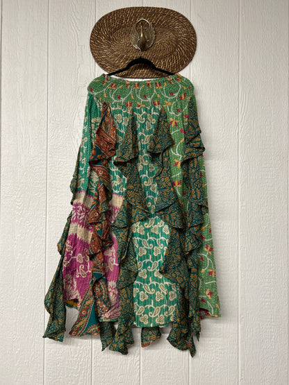 Pareo Kantha Willow Maxi Skirt 0826 257