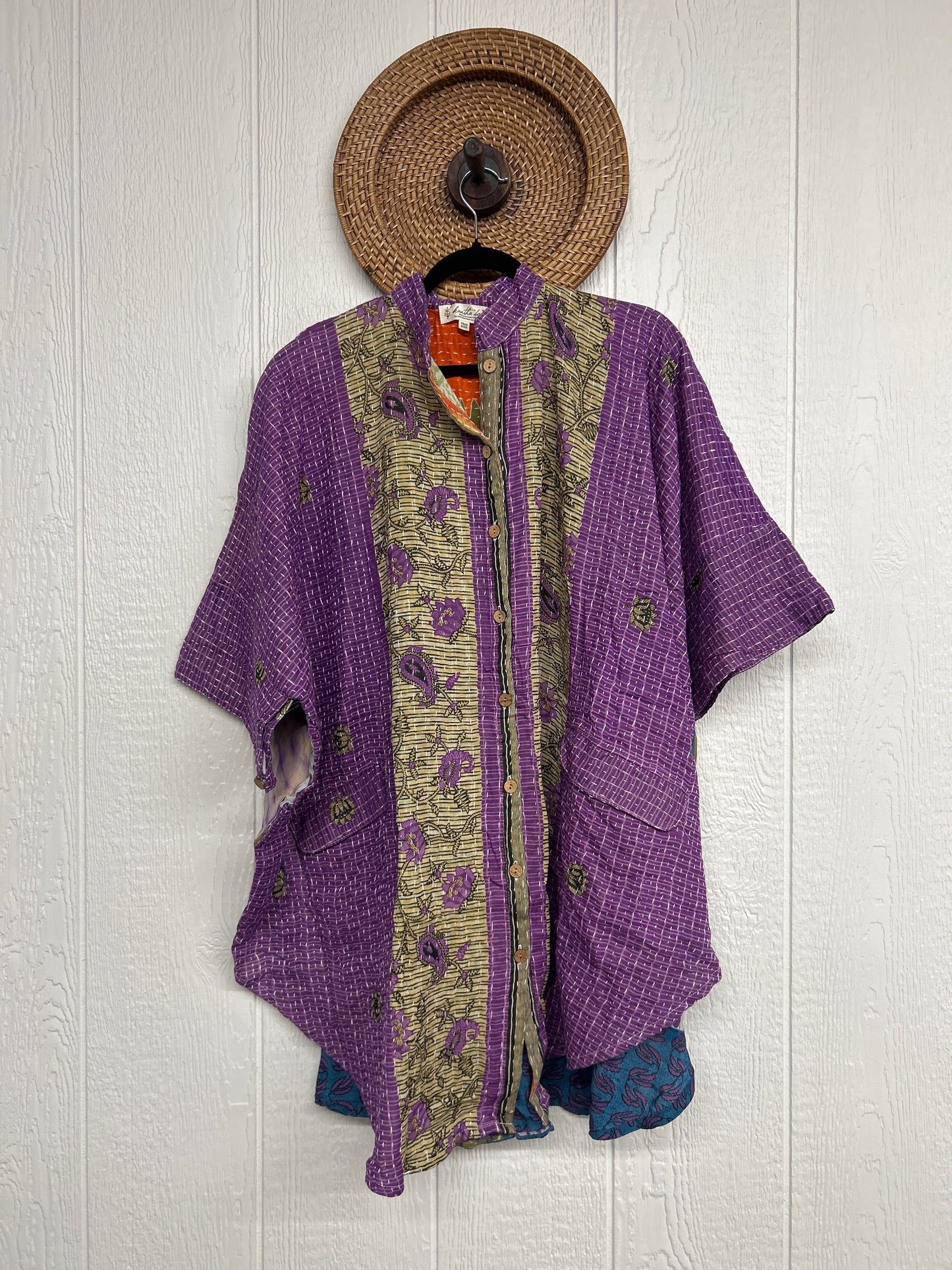 Pareo Kantha Free To Be Button-Down 0426 225