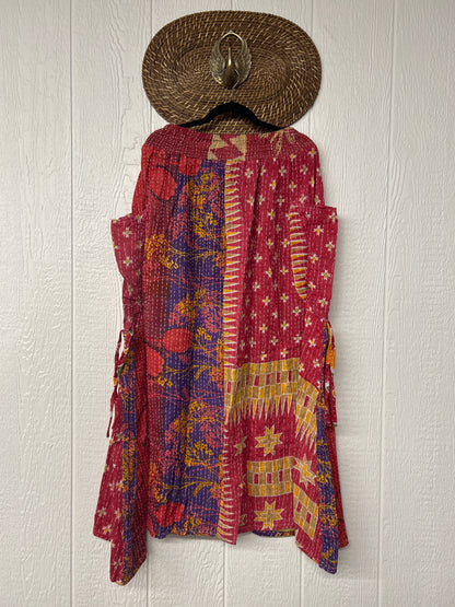 Pareo Kantha Butterfly Cargo Skirt 0426 130