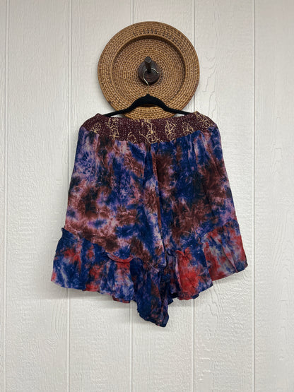 Crepe Sari Lover Cropped Culottes 0726 234