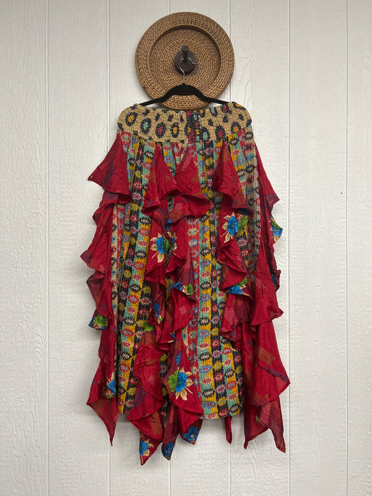 Pareo Kantha Willow Maxi Skirt 0826 237