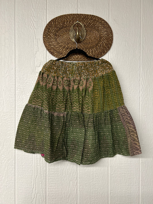 Pareo Kantha Meadow Skirt 0826 227