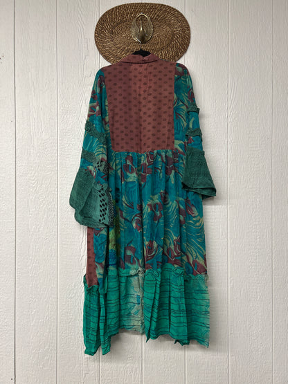 Crepe Sari Rhiannon Duster Dress 0226 123