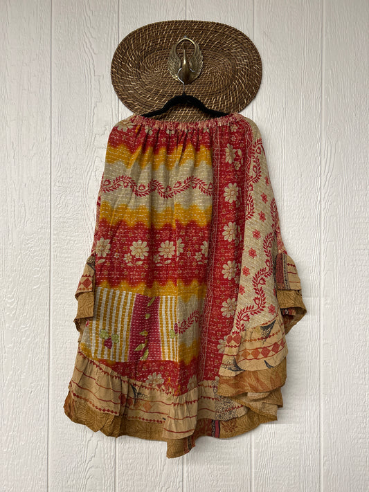 Pareo Kantha Wild Rose Skirt 0426 048