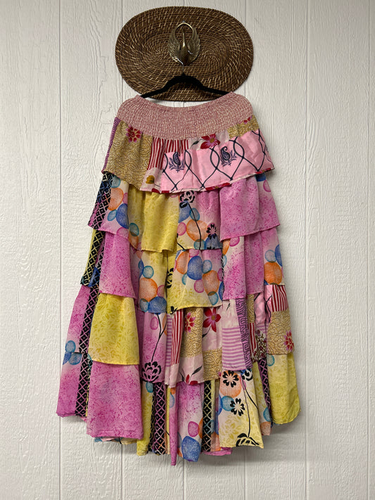 Rasgulla Sari Venus Ruffle Maxi 1125 062