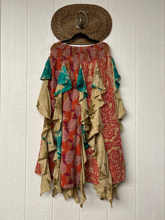 Pareo Kantha Willow Maxi Skirt 0826 152