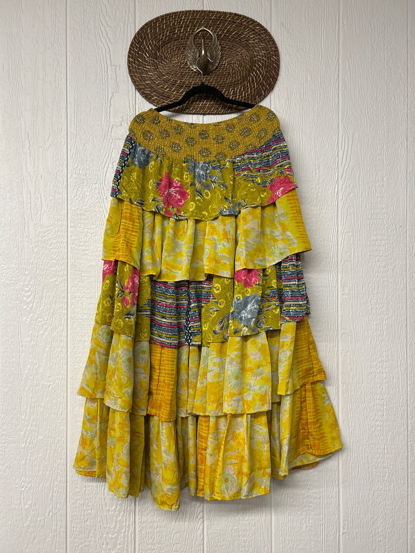 Rasgulla Sari Venus Ruffle Maxi 1125 005