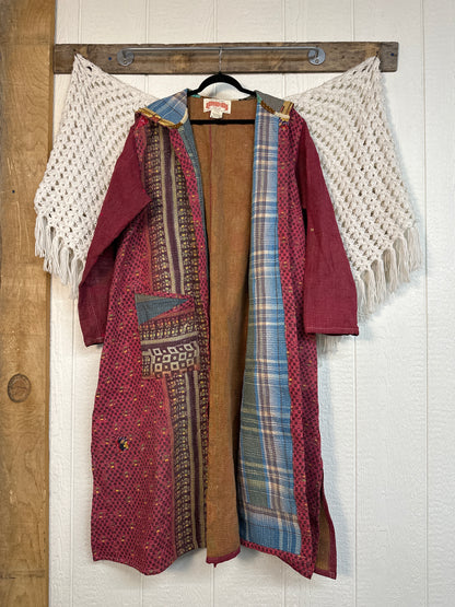 Fine Kantha Rising Sun Coat 1125 255