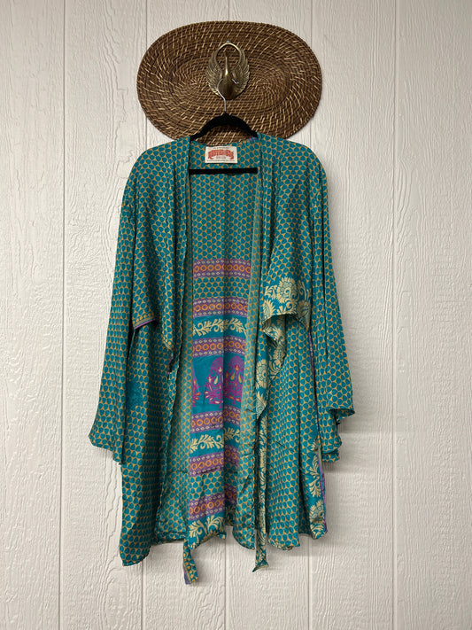 Rasgulla Sari Shortie Spellbound Kimono 0226 034