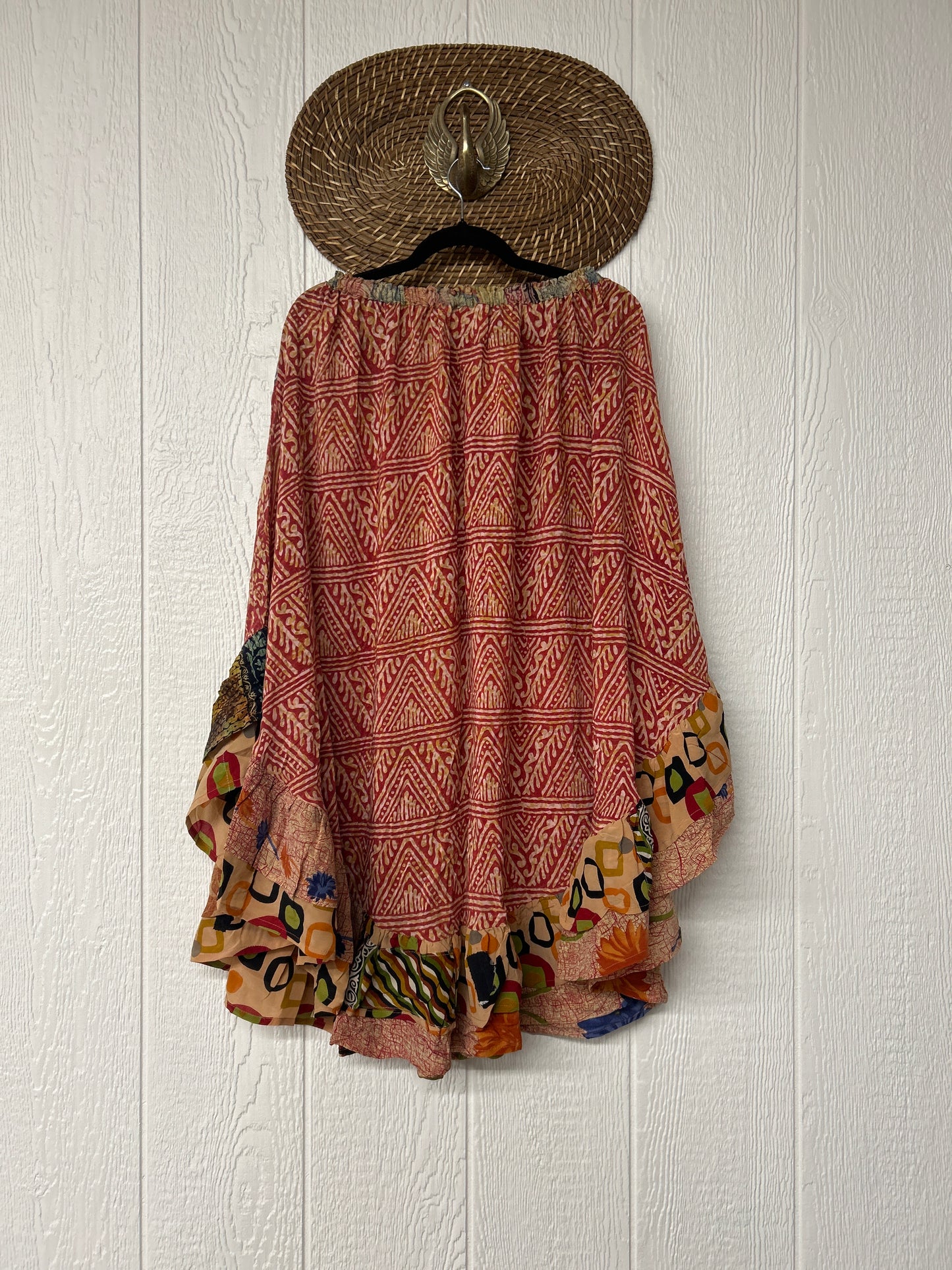 Crepe Wild Rose Skirt 1025 147