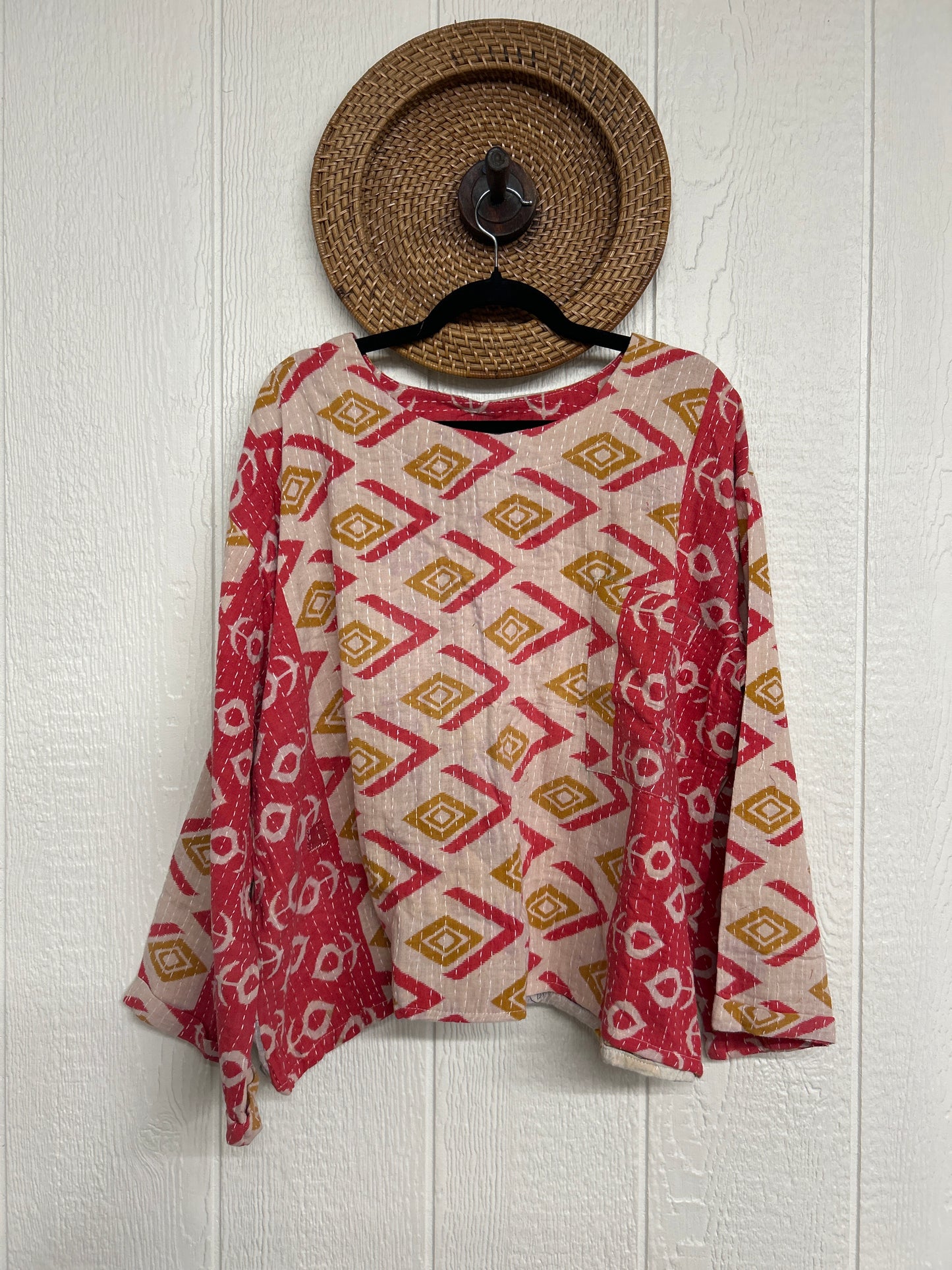 Pareo Kantha Wanderer Pocket Crop Top 0226 078