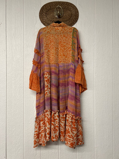 Crepe Sari Rhiannon Duster Dress 0226 078