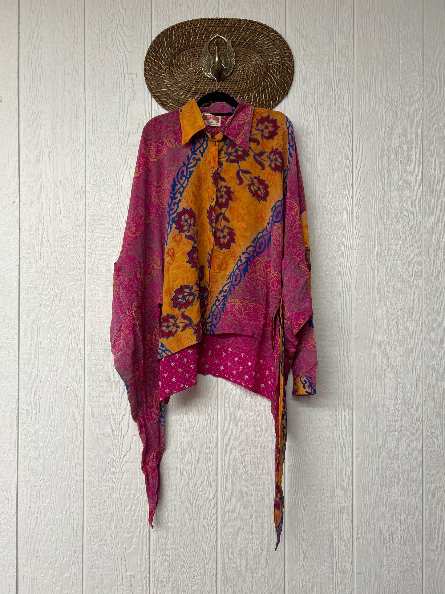 Crepe Sari Nirvana Button Down 1125 038