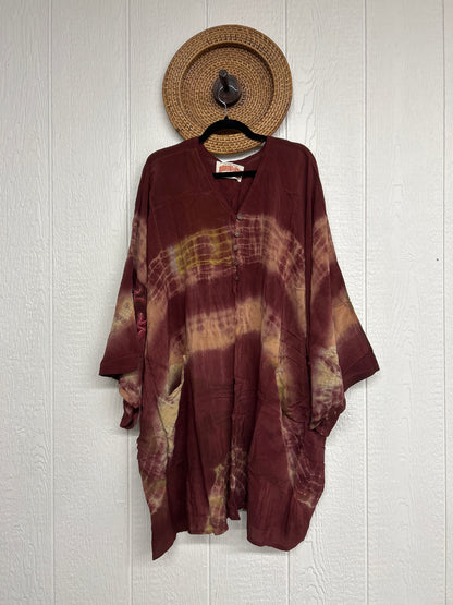 Aura Edit Crepe Sari Gaia Split Tunic 0726 020