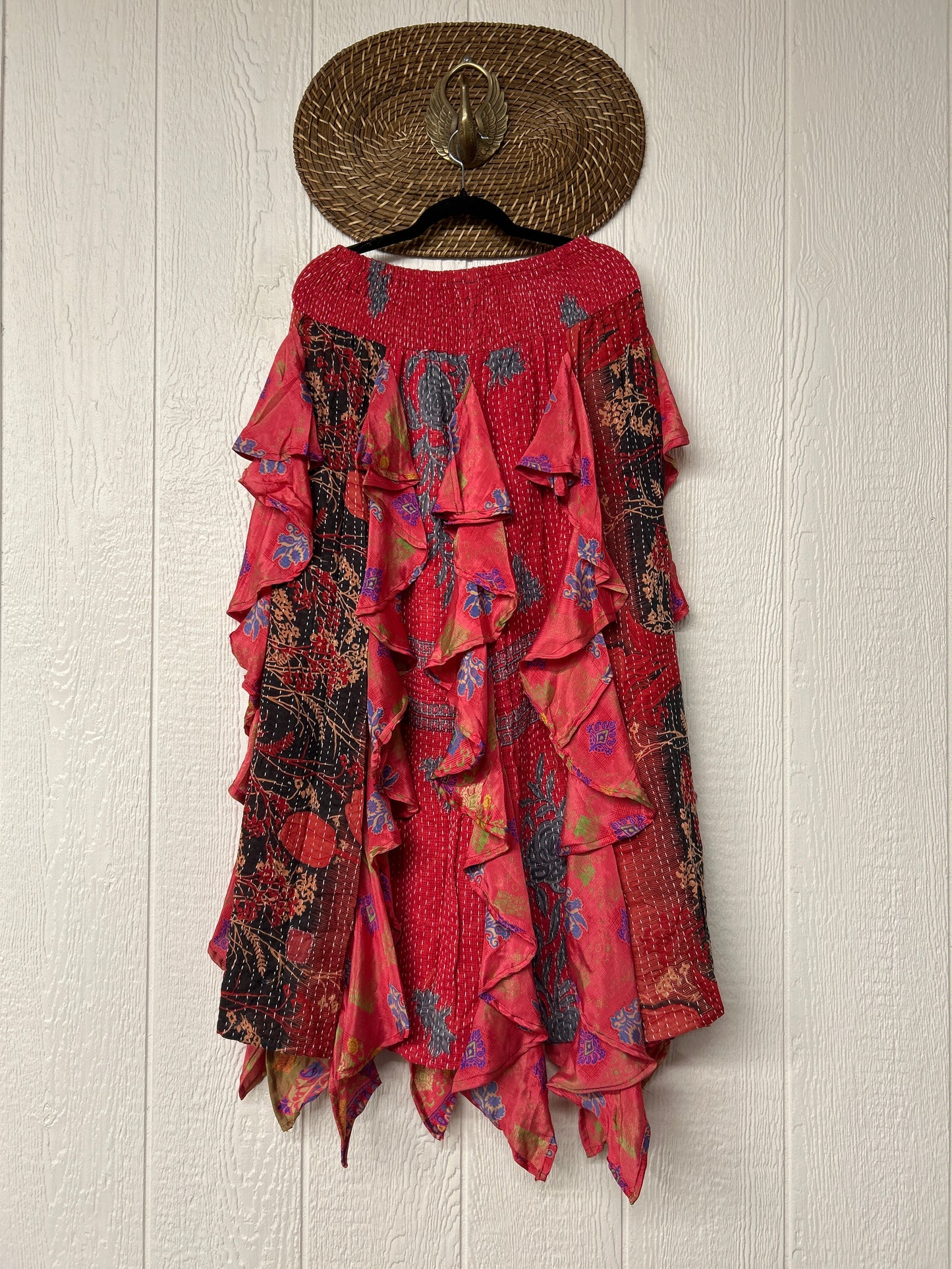 Pareo Kantha Willow Maxi Skirt 0826 259