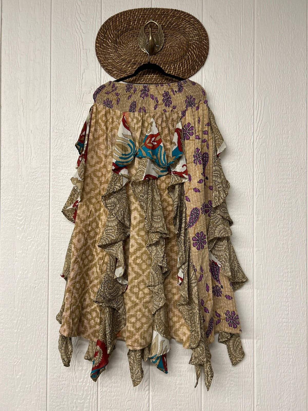 Pareo Kantha Willow Maxi Skirt 0826 258