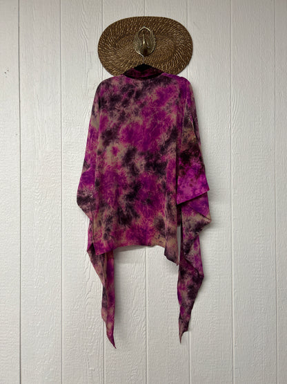 Crepe Sari Summer Nirvana Button Down 0626 075