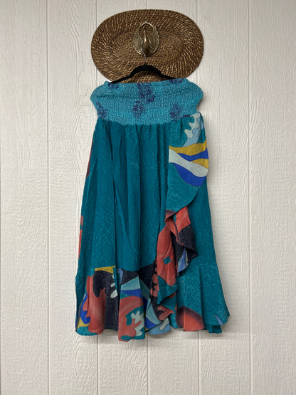 Crepe Sari Inner Peace Wrap Skirt 0626 219