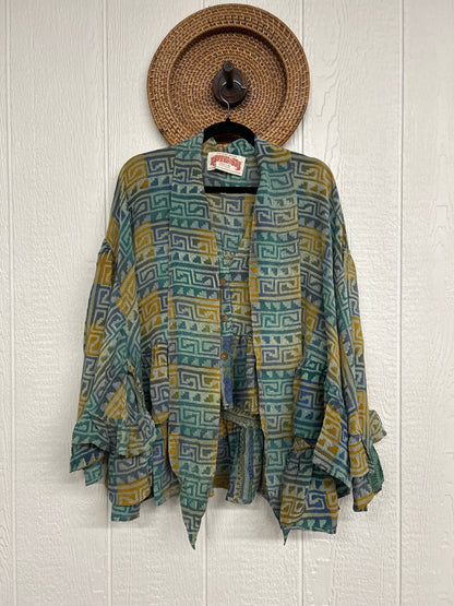 Crepe Sari Wild Rose Top 1225 088