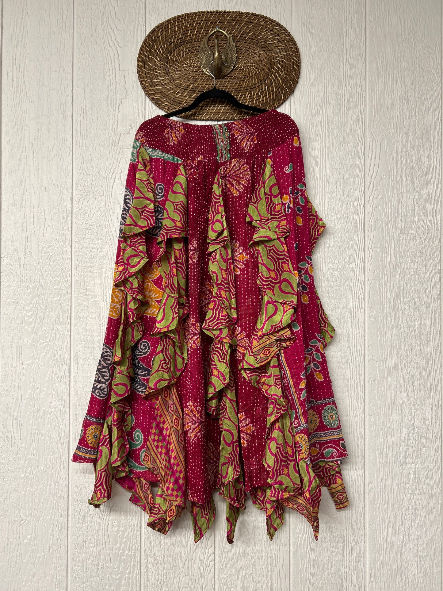 Pareo Kantha Willow Maxi Skirt 0826 266