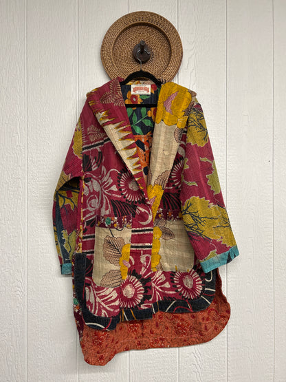 Fine Kantha Drifter Coat 1026 028