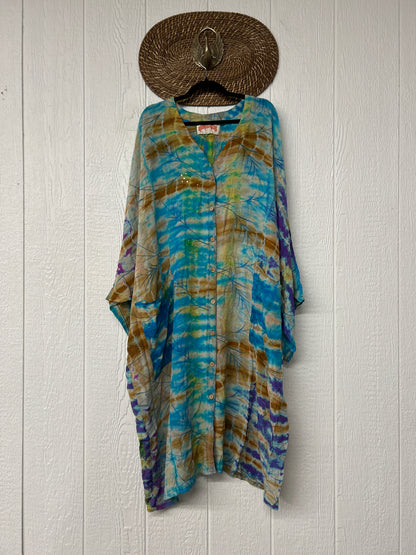 Crepe Sari Gaia Duster Dress 0826 075