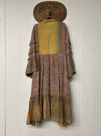 Crepe Sari Rhiannon Duster Dress 0226 061