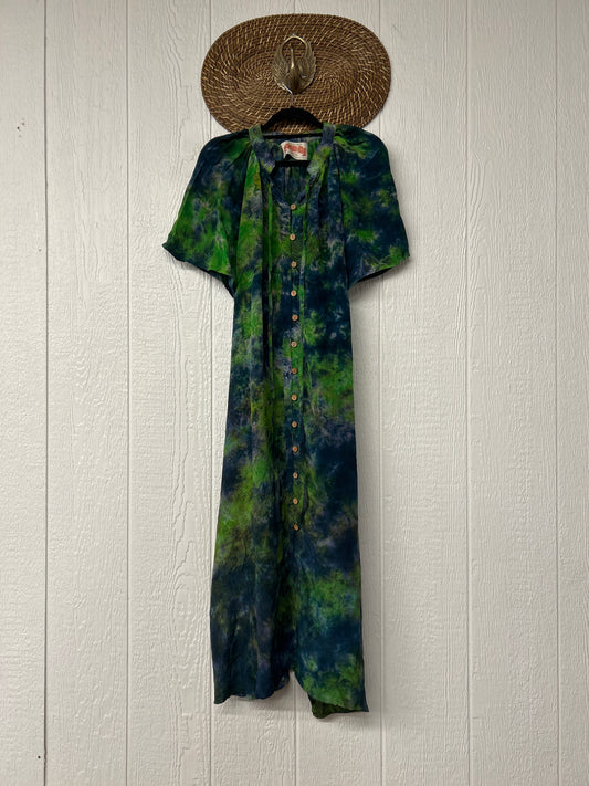Crepe Sari Summer Woodstock Duster 0626 169