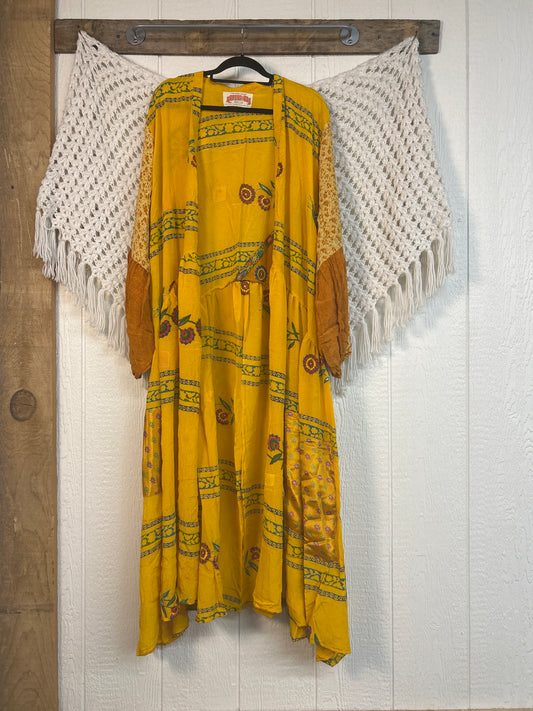 Crepe Sari Evermore Kimono 0326 142