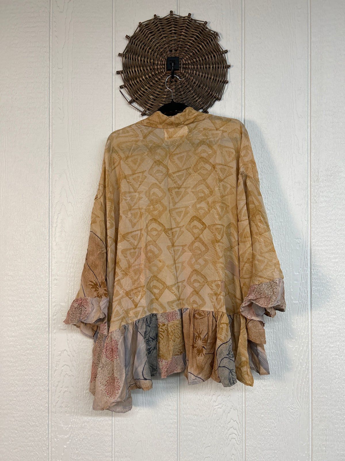 Crepe Sari Wild Rose Top 1026 055