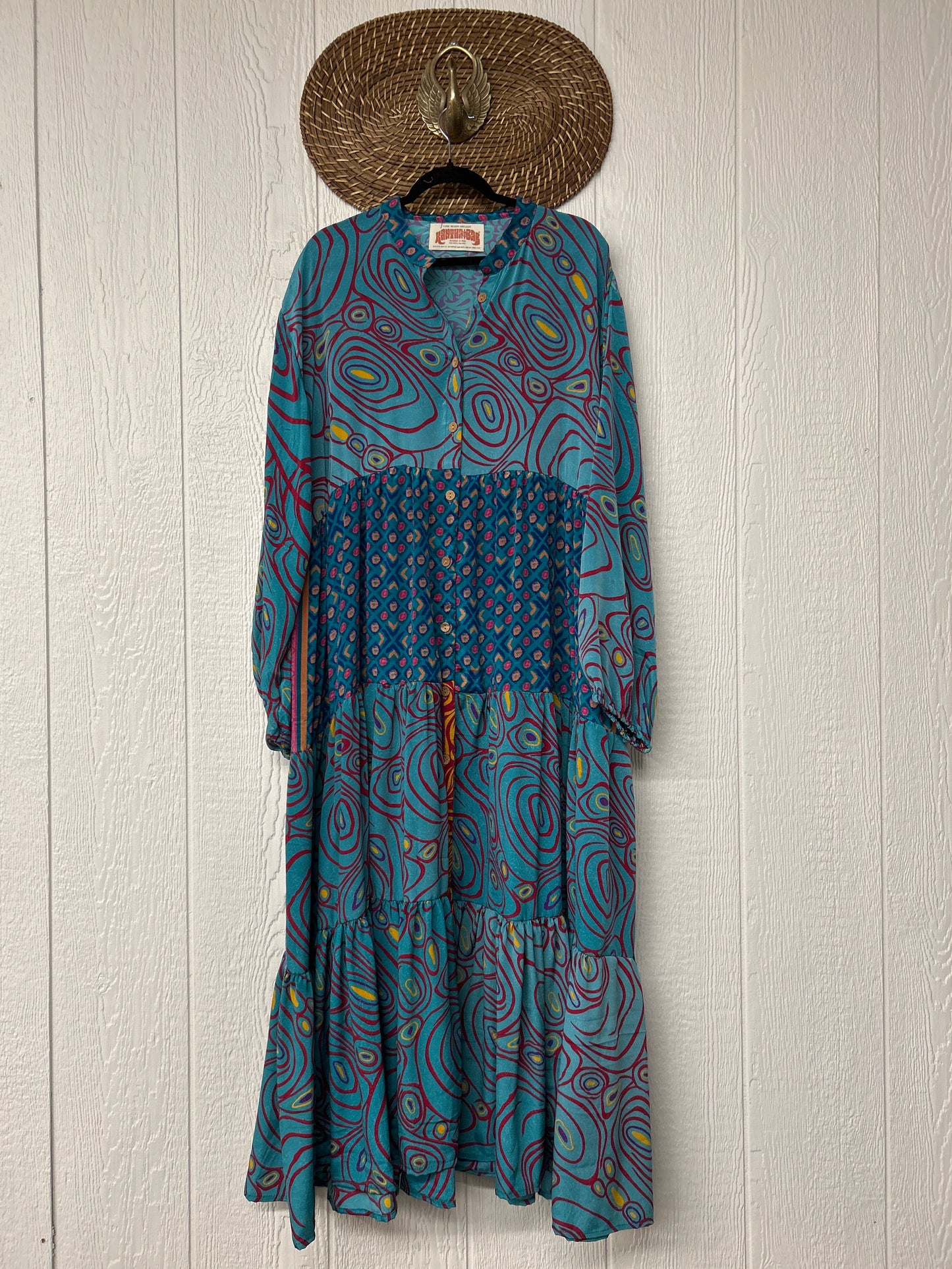 Rasgulla Sari Luminous Maxi Dress 0226 131