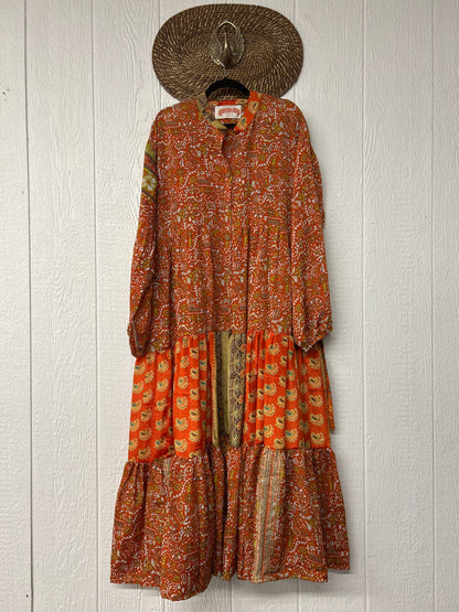 Rasgulla Sari Luminous Maxi Dress 0226 054