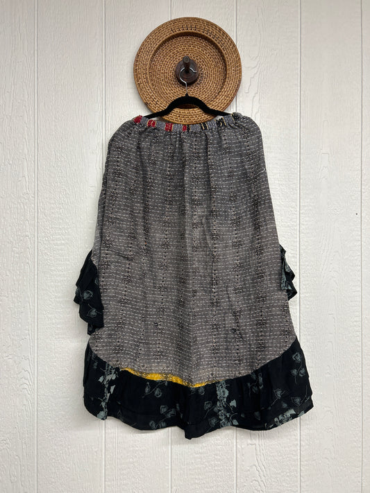 Pareo Kantha Wild Rose Skirt 0426 261