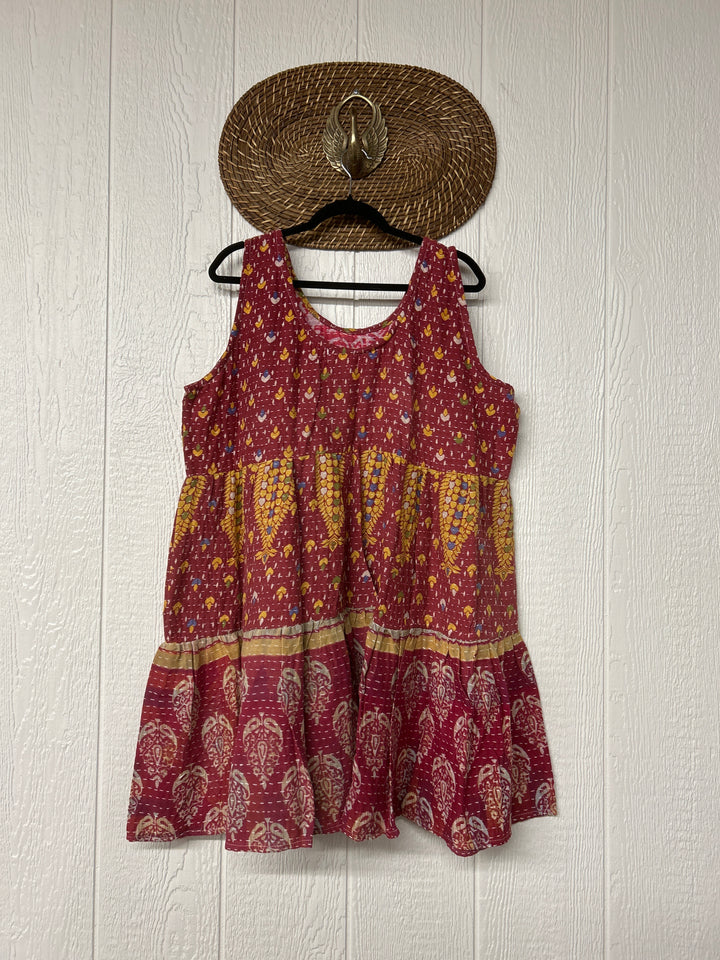 Kantha Meadow Mini Dress 0425 060
