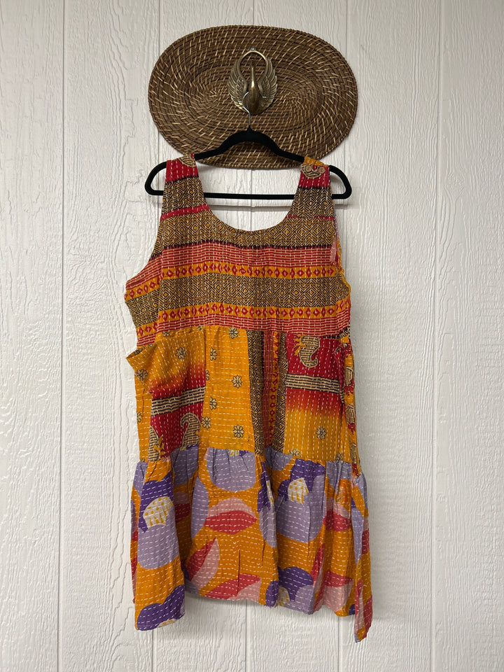 Kantha Meadow Mini Dress 0625 266