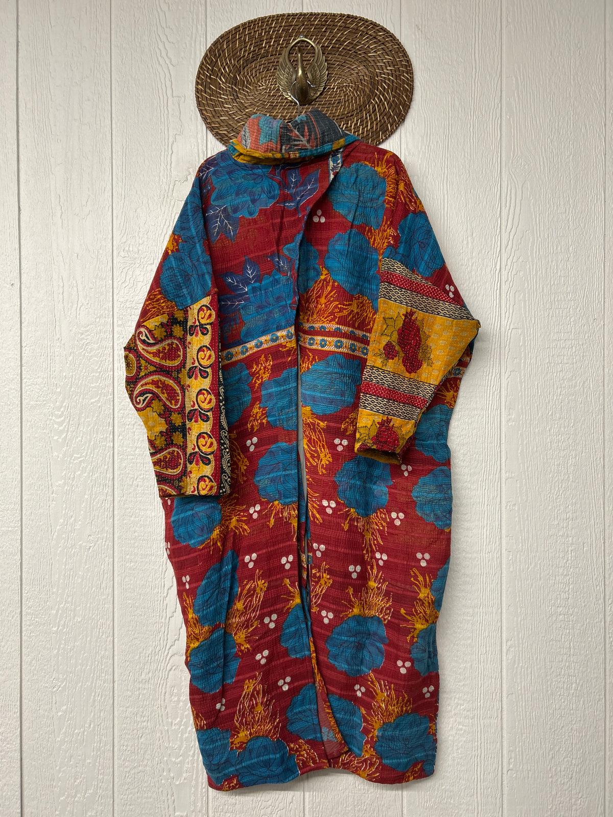 Fine Kantha Cowl Split Pullover 1026 006