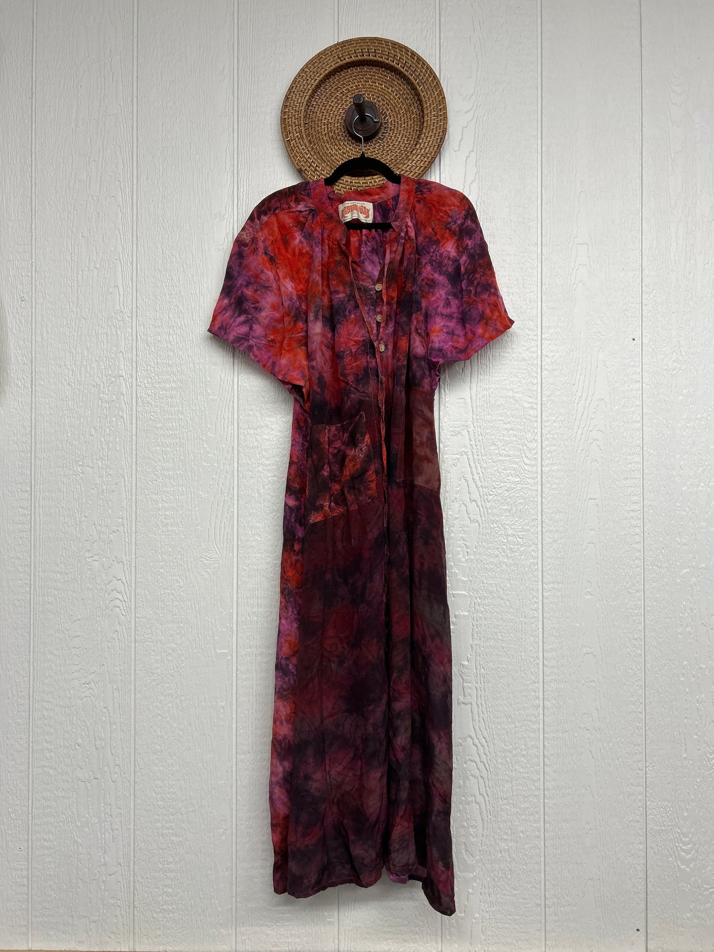 Crepe Sari Summer Woodstock Duster 0626 089