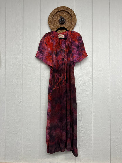 Crepe Sari Summer Woodstock Duster 0626 089