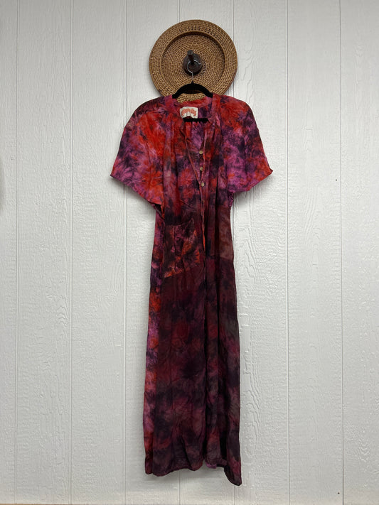 Crepe Sari Summer Woodstock Duster 0626 089